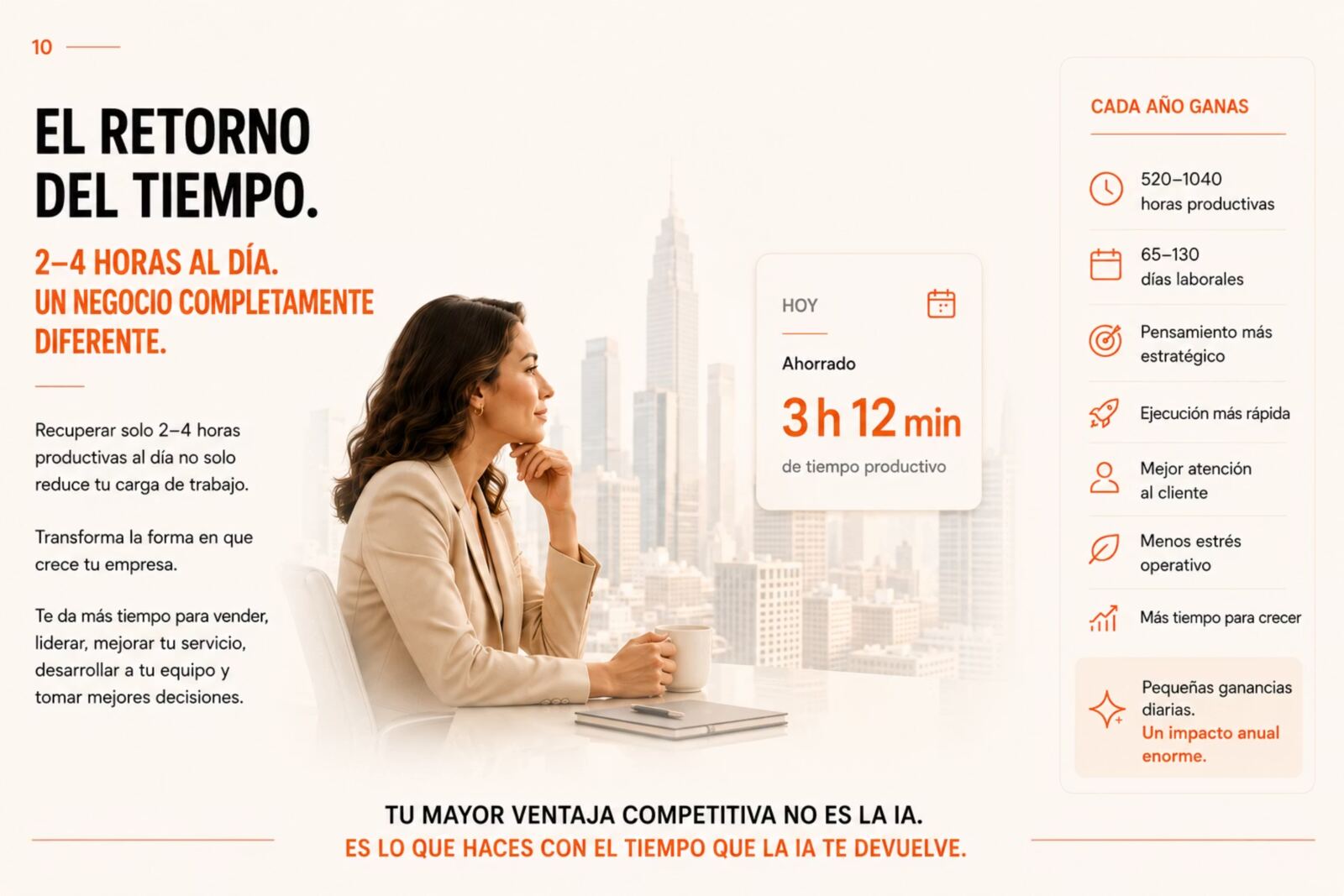 Diapositiva de la presentación de Operio 11