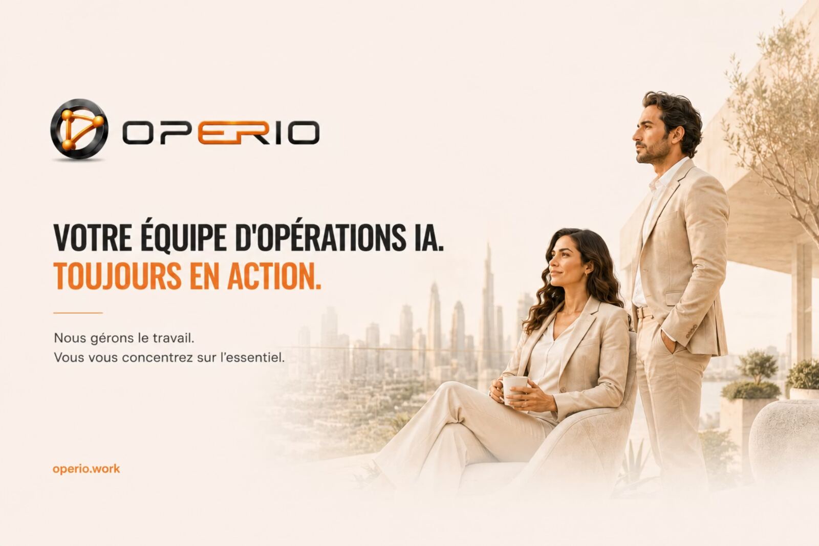 Diapositive de la présentation Operio 1