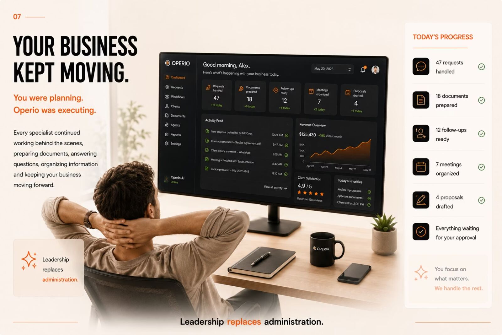 How Operio works slide 8